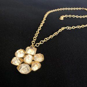 NWOT Banana Republic Crystal Honeycomb Pendant Necklace | AUREUS + ARGENT